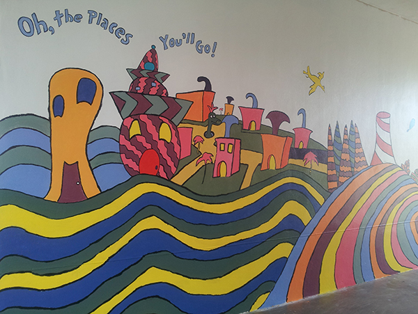 Dr. Seuss mural
